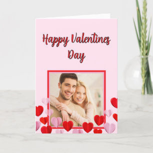 Benutzerdefinierte Valentinstag-Karte Dankeskarte