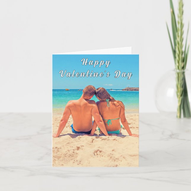 Benutzerdefinierte Valentinstag-Karte Foto Ihre Li Karte (Vorderseite)