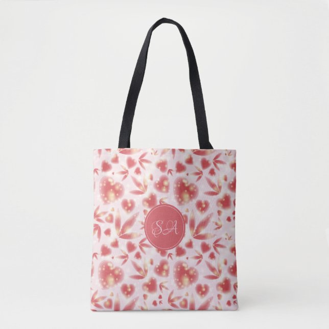Benutzerdefinierte Valentinstag rosa Herz Shiny Do (Vorderseite)