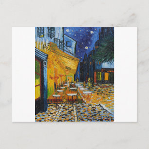 Benutzerdefinierte Van Gogh Cafe-Terrasse Vintage- Postkarte