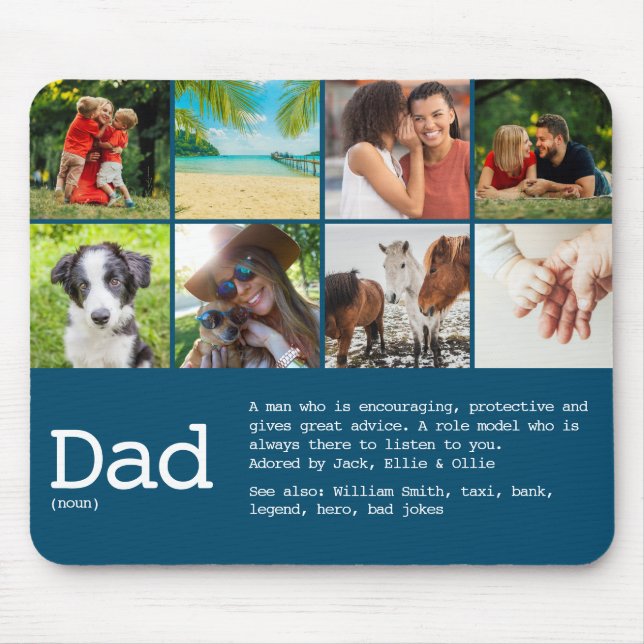 Benutzerdefinierte Vater Definition für das Foto " Mousepad (Vorne)