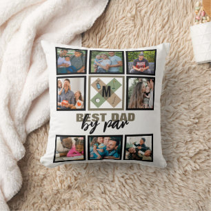Benutzerdefinierte Vatertag Beste Dad Durch Par 8 Kissen