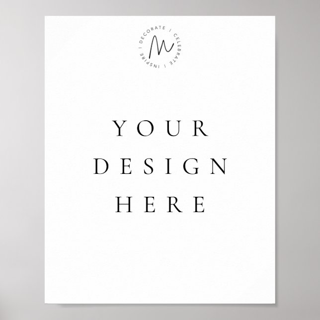 Benutzerdefinierte vertikale (Portrait) Poster (Vorne)