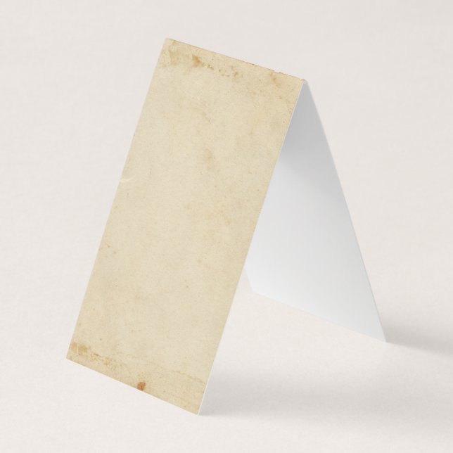 Benutzerdefinierte Vintag-Chic-Karte mit geteerter Visitenkarten (Vorderseite)