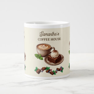 Benutzerdefinierte Vintage-Bäckerei-Ware Brownie-K Jumbo-Tasse