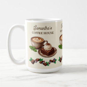 Benutzerdefinierte Vintage-Bäckerei-Ware Brownie-K Kaffeetasse