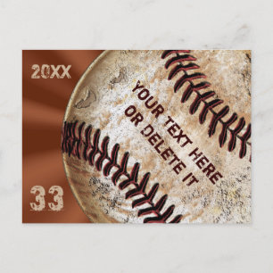 Benutzerdefinierte Vintage-Baseball-Postkarten-Ein Einladungspostkarte