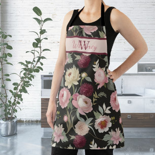 Benutzerdefinierte Vintage-Blumen Mary Delany-Insp Schürze