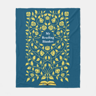 Benutzerdefinierte Vintage Buchabdeckung Fleecedecke