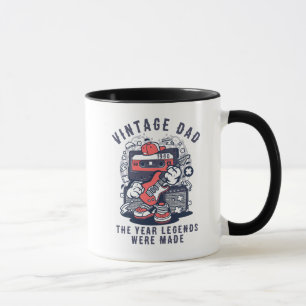 Benutzerdefinierte Vintage-Daddy-Legende Jahr Retr Tasse