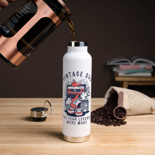 Benutzerdefinierte Vintage-Daddy-Legende Jahr Retr Trinkflasche