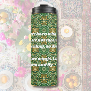 Benutzerdefinierte Vintage-Fliese Nowruz Persische Thermosbecher