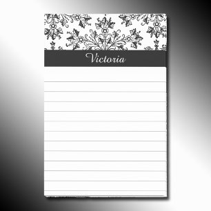 Benutzerdefinierte Vintage-Gänseblümchen-Blumenkun Post-it Klebezettel