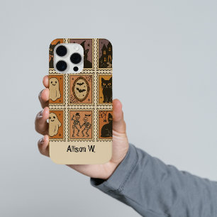 Benutzerdefinierte Vintage-Halloween-Briefmarke-iP Case-Mate iPhone Hülle
