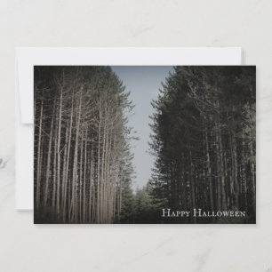 Benutzerdefinierte Vintage-Halloween-Party-Einladu Feiertagskarte