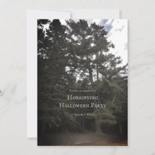 benutzerdefinierte Vintage-Halloween-Party-Einladu Feiertagskarte
