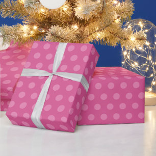 Benutzerdefinierte Vintage-Klassikvorlage Rosa Pun Geschenkpapier