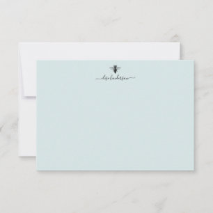 Benutzerdefinierte Vintage Queen Bee Note Card Mitteilungskarte