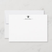 Benutzerdefinierte Vintage Queen Bee Note Card