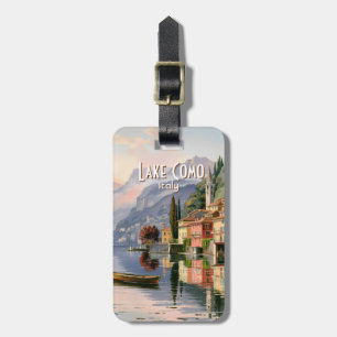 Benutzerdefinierte Vintage Wasserfarben Reise Lake Gepäckanhänger