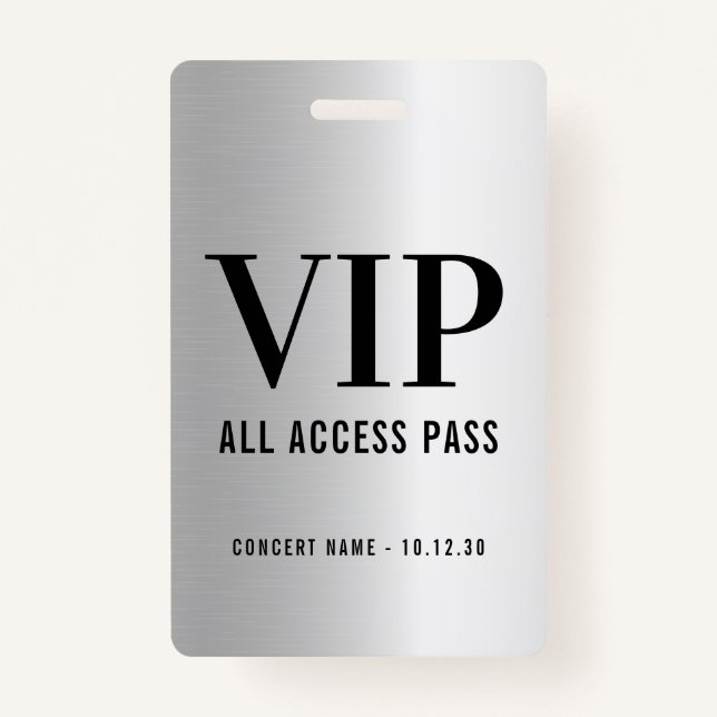 Benutzerdefinierte VIP All Access Concept Imitate  Ausweis (Vorderseite)