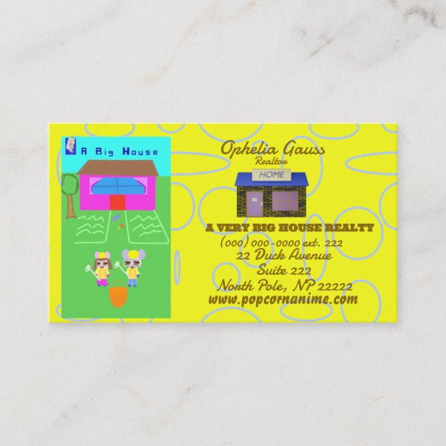 Benutzerdefinierte Visitenkarte für das Foto eines (Vorderseite)