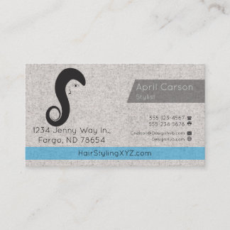 Benutzerdefinierte Visitenkarte für Hair Stylist S
