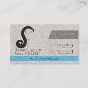 Benutzerdefinierte Visitenkarte für Hair Stylist S