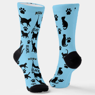Benutzerdefinierte Void-Katzen-Socken Süßes schw Socken