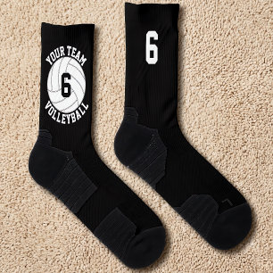 Benutzerdefinierte Volleyball Team Name & SpielerJ Socken