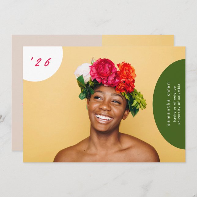 Benutzerdefinierte Vorlage für Abstrakte Fun Gradu (Vorne/Hinten)