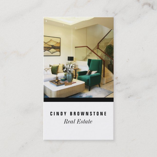 Benutzerdefinierte Vorlage für das Foto der Visite Visitenkarte (Vorderseite)