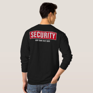 Benutzerdefinierte Vorlage für Vorder- und Rücksei T-Shirt