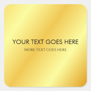 Benutzerdefinierte Vorlage Hinzufügen des Monogram Quadratischer Aufkleber