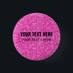 Benutzerdefinierte Vorlage Hinzufügen des Textrosa Button<br><div class="desc">Benutzerdefinierte Vorlage Fügen Sie Ihren Text hier rosa Glitzer aussehen elegante Rundschaltfläche.</div>