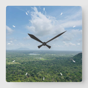 Benutzerdefinierte Wall-Uhr Eigene hinzufügen Quadratische Wanduhr