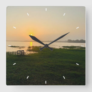 Benutzerdefinierte Wall-Uhr (Eigenes Foto und/oder Quadratische Wanduhr