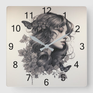 Benutzerdefinierte Wall-Uhr (Eigenes Foto und/oder Quadratische Wanduhr