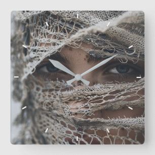 Benutzerdefinierte Wall-Uhr (Eigenes Foto und/oder Quadratische Wanduhr