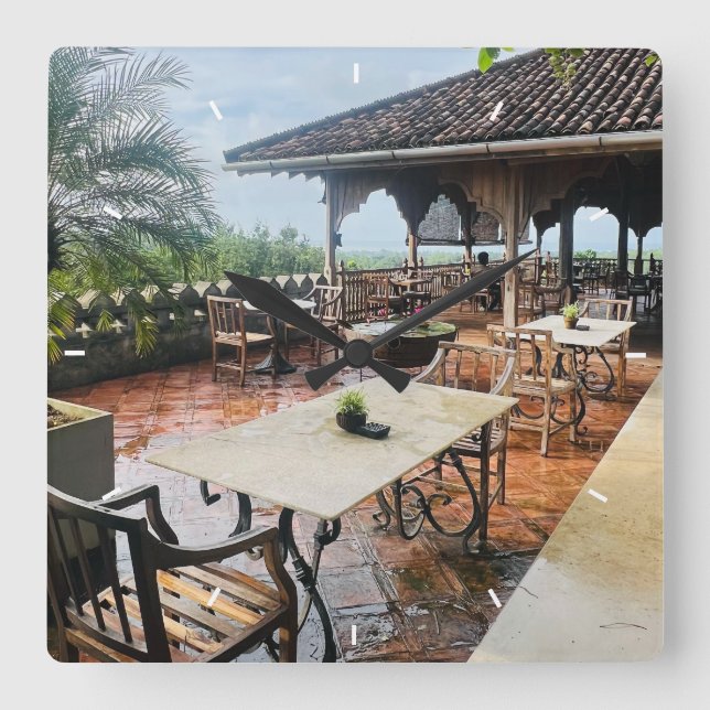 Benutzerdefinierte Wall-Uhr (Eigenes Foto und/oder Quadratische Wanduhr (Vorderseite)