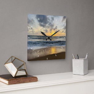 Benutzerdefinierte Wall-Uhr (Eigenes Foto und/oder Quadratische Wanduhr