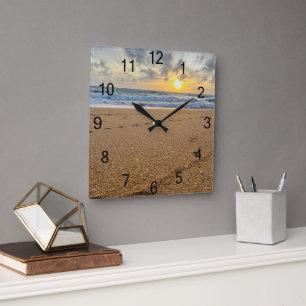 Benutzerdefinierte Wall-Uhr (Eigenes Foto und/oder Quadratische Wanduhr