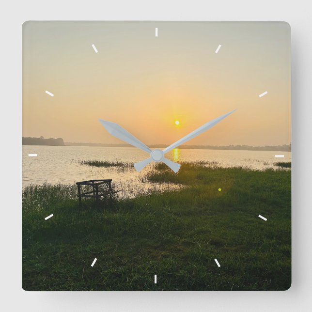 Benutzerdefinierte Wall-Uhr (Eigenes Foto und/oder Quadratische Wanduhr (Vorderseite)