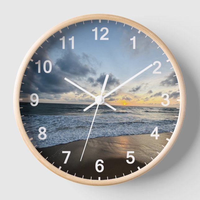 Benutzerdefinierte Wanduhr (fügen Sie Ihr eigenes  (Vorderseite)