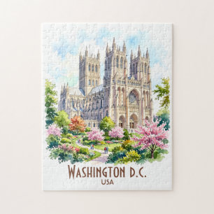 Benutzerdefinierte Washington-Kathedrale Religiöse Puzzle