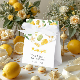 Benutzerdefinierte Wasserfarbe-Limonenblüten-Gesch Geschenkschachtel