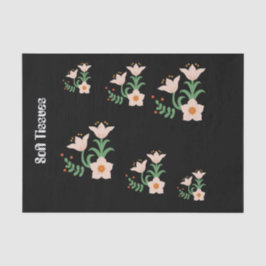 Benutzerdefinierte weiche Gewebe Text hellgrau Tex Seidenpapier