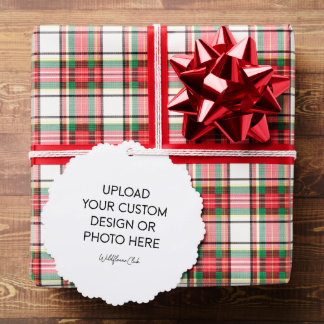 Benutzerdefinierte Weihnachts-Foto-Papier-Ornament Ornament Karte