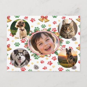 Benutzerdefinierte Weihnachts-Postkarte für Tierli Postkarte
