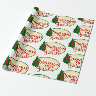 Benutzerdefinierte Weihnachtsbaumfarm Geschenkpapier